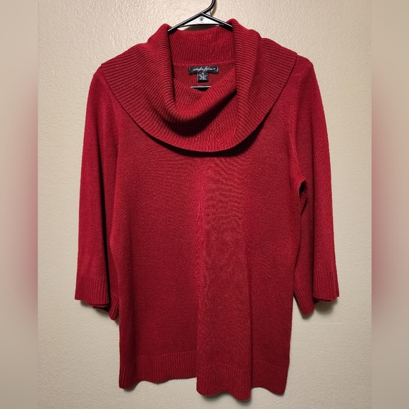 Designers Originals Sweaters - Cowl Neck, 3/4 Wide Sleeve, Sweater Top